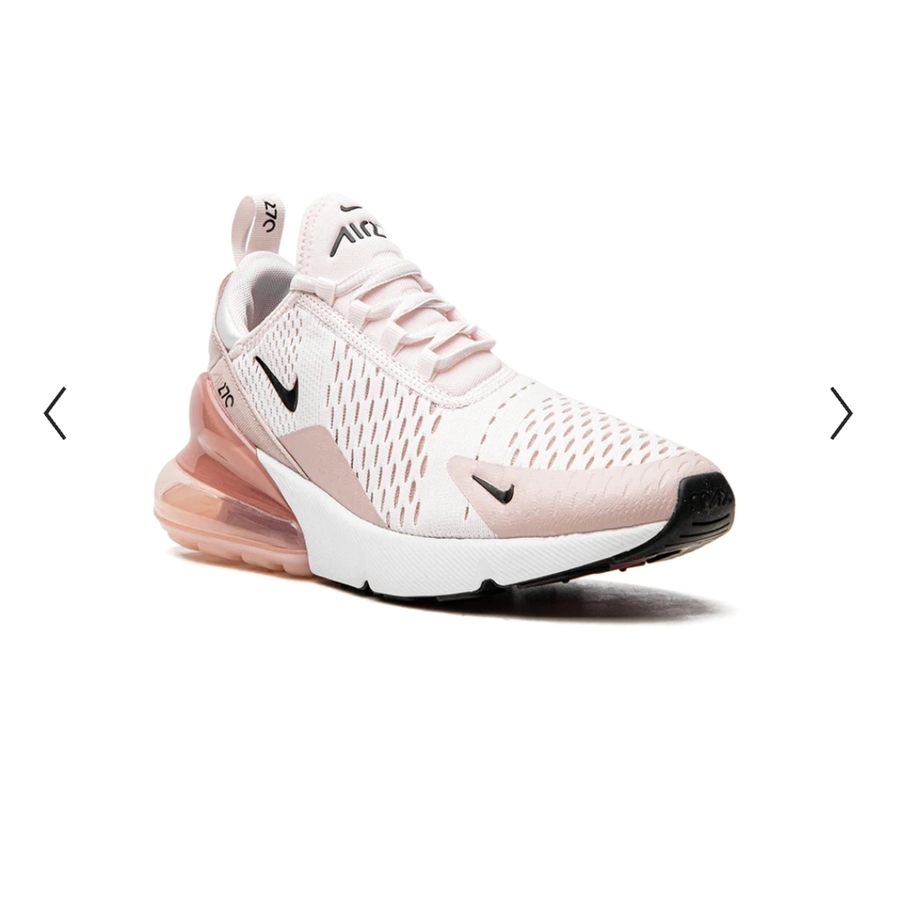 Nike Women's Air Max 270 in Light Pink and White In SiZE 9.5